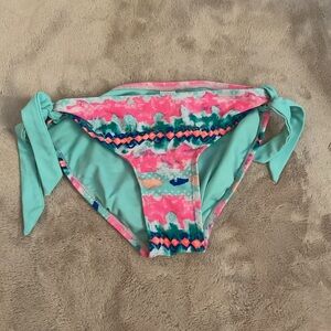 Colorful Tie-Side Bikini Bottom